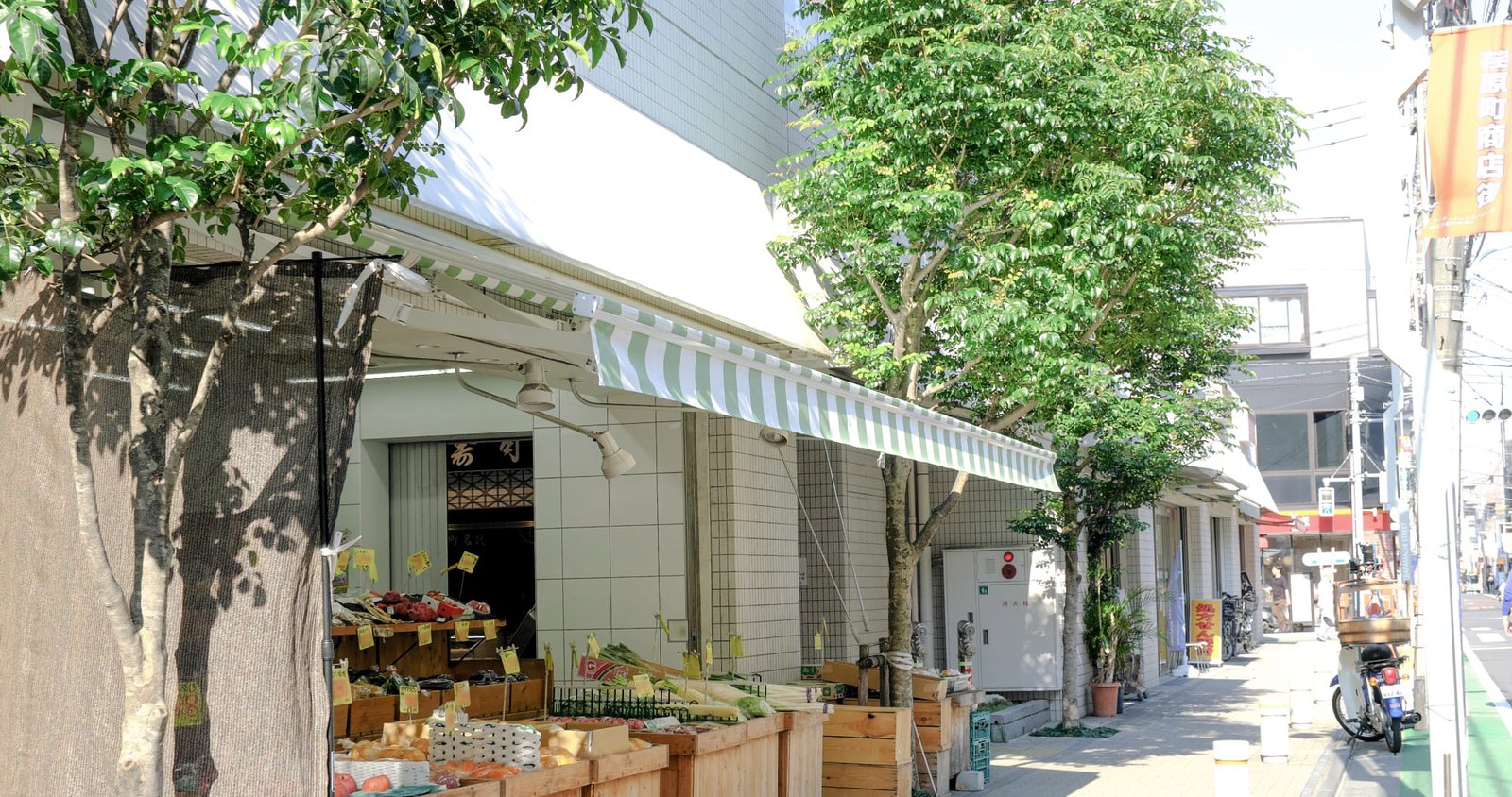 荏原町商店街の街並み