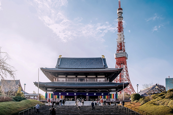 リビオタワー芝公園 増上寺・東京タワー方向の眺望