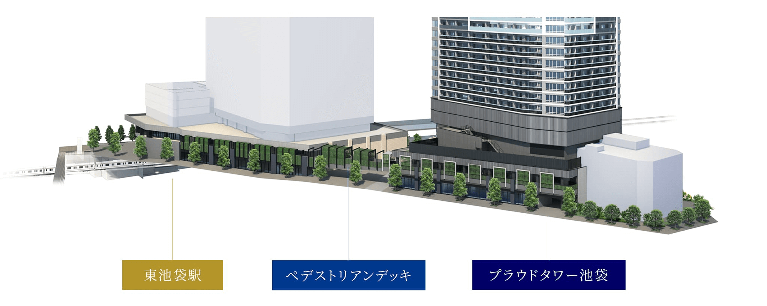 プラウドタワー池袋 エリアマップ